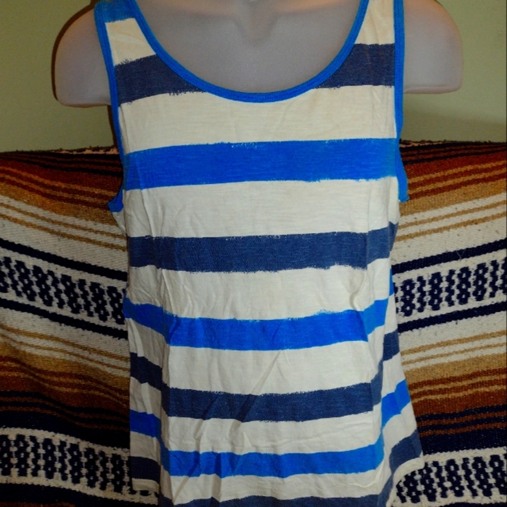 * VINTAGE * Arizona Jean Co. Striped Tank Top